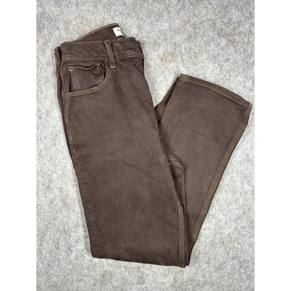 Abercrombie & Fitch 90s Straight Ultra High Rise Jeans Womens 26 Brown